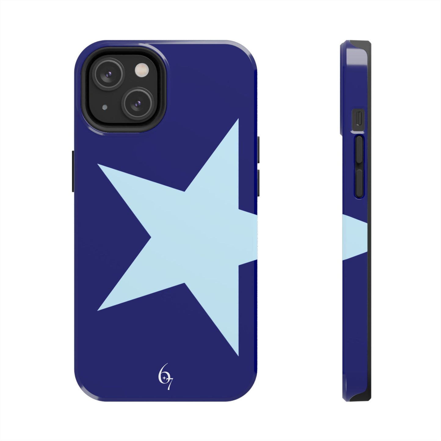 Blue Star Girl Aesthetic Unique Fashionable Phone Case