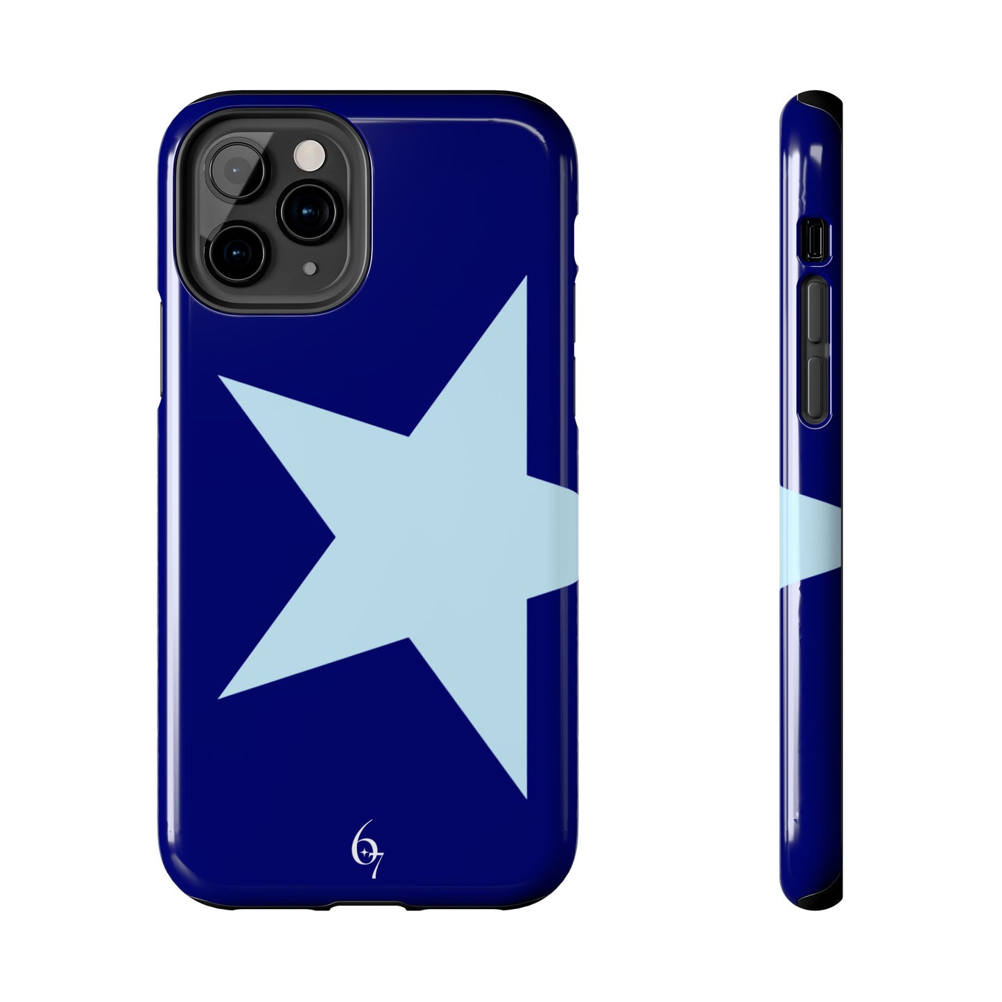 Blue Star Girl Aesthetic Unique Fashionable Phone Case