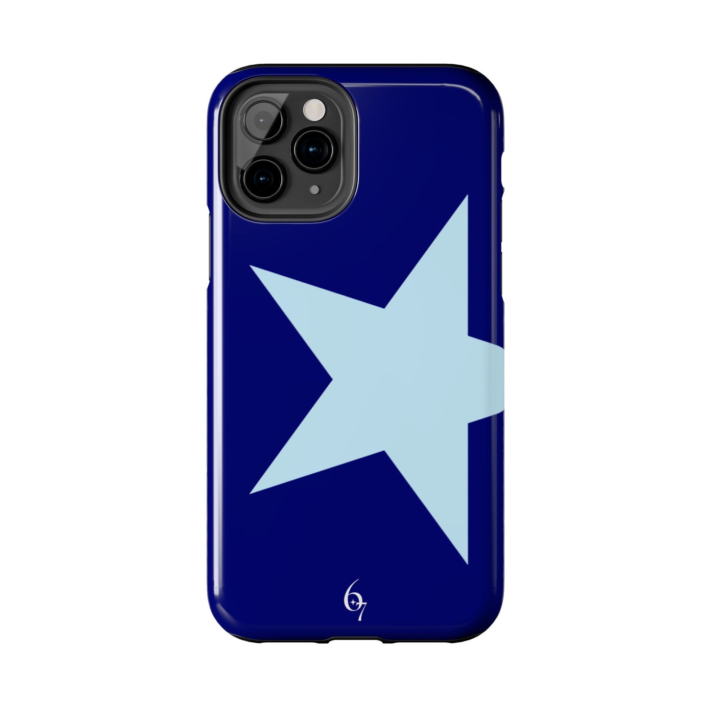 Blue Star Girl Aesthetic Unique Fashionable Phone Case