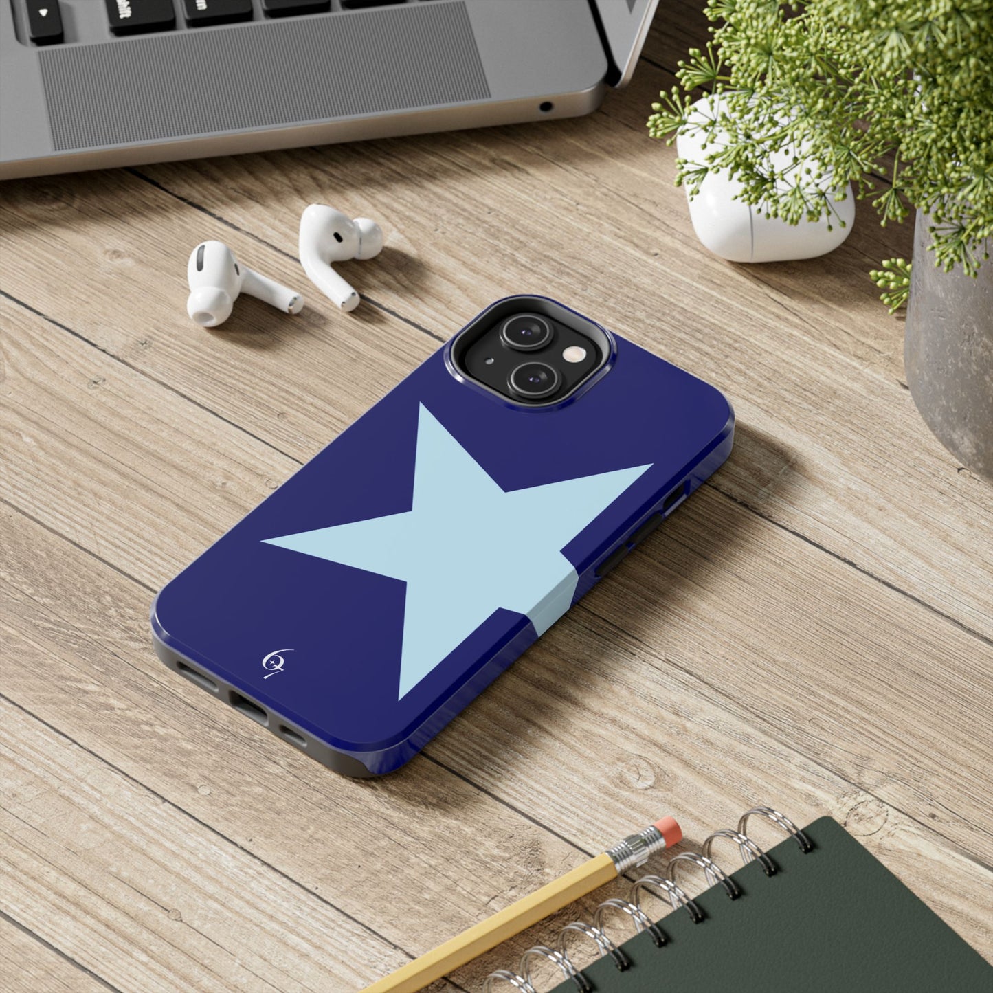 Blue Star Girl Aesthetic Unique Fashionable Phone Case