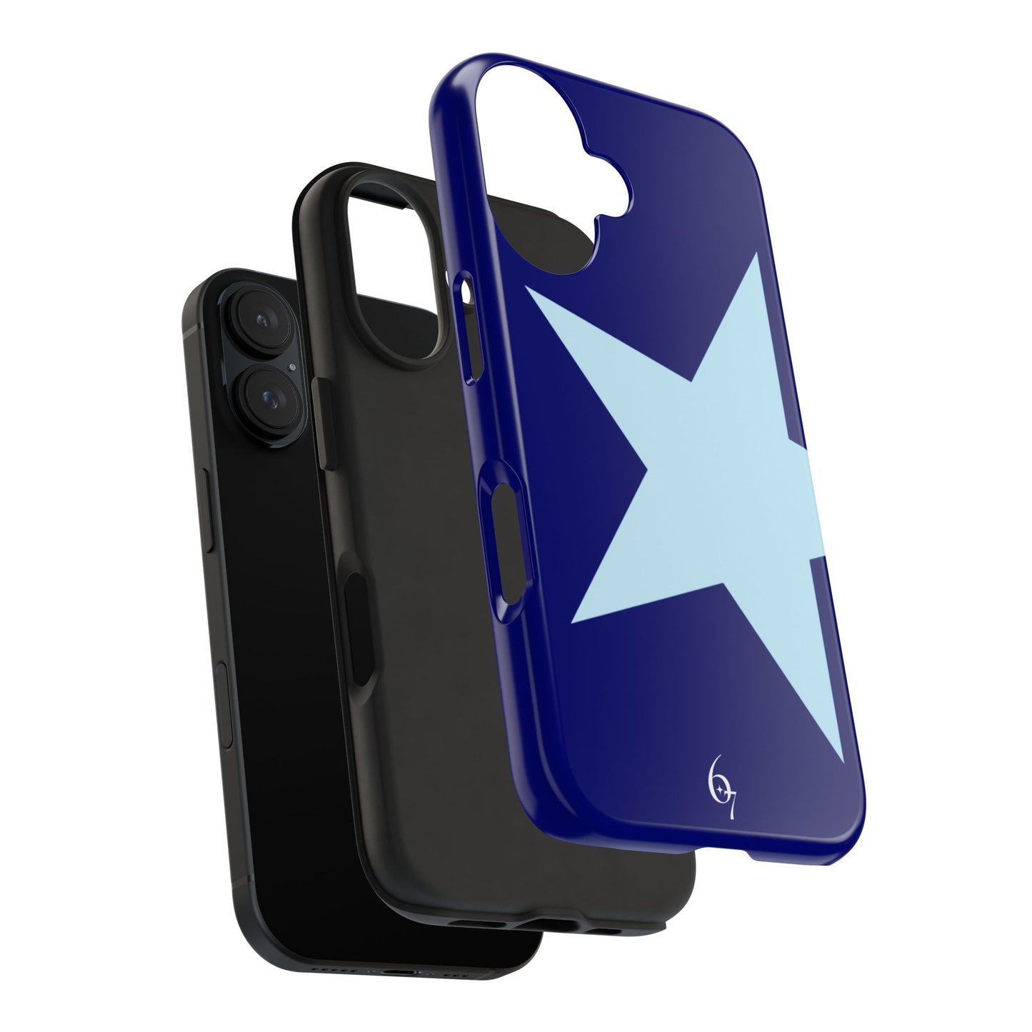 Blue Star Girl Aesthetic Unique Fashionable Phone Case