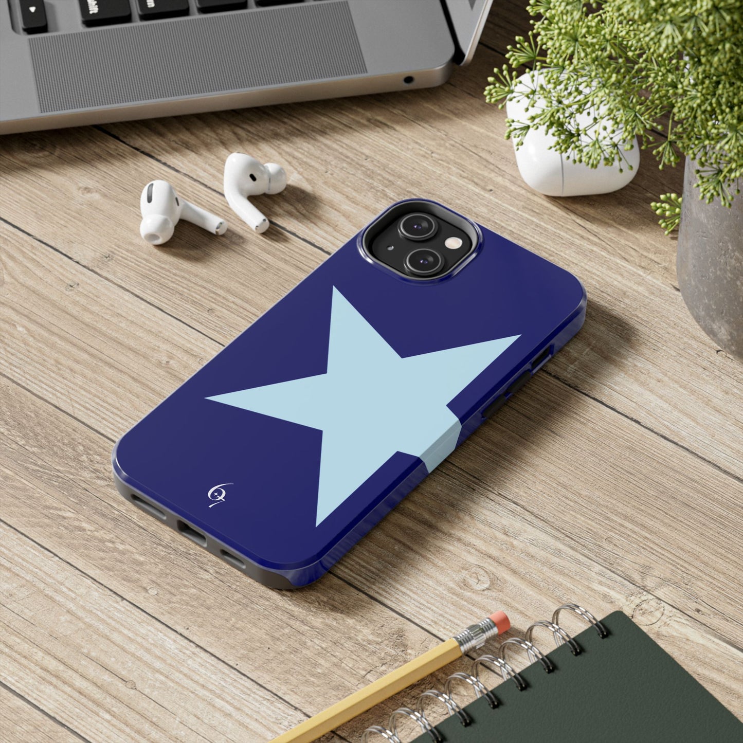 Blue Star Girl Aesthetic Unique Fashionable Phone Case