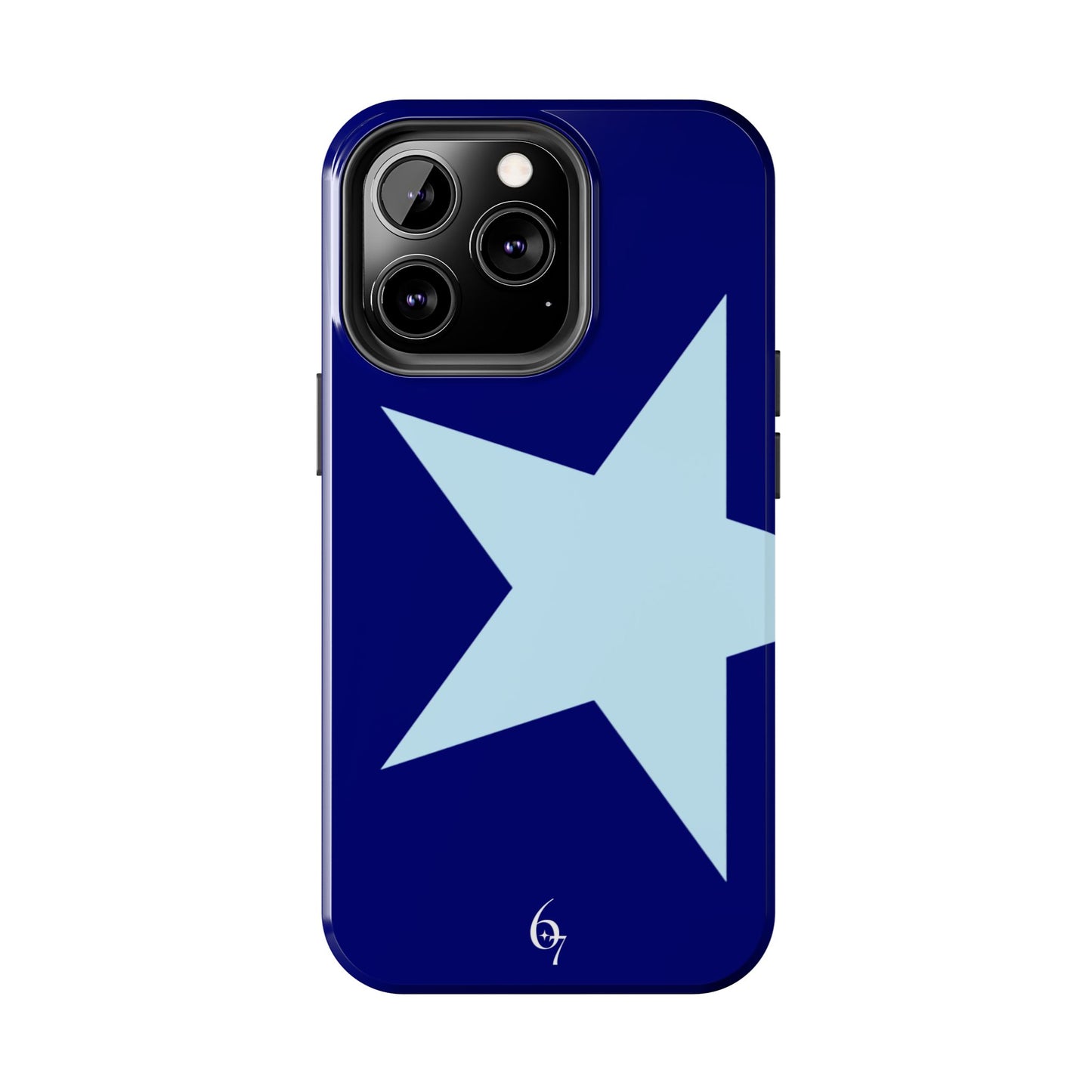 Blue Star Girl Aesthetic Unique Fashionable Phone Case
