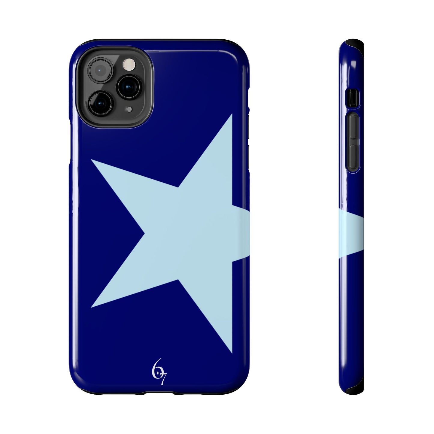 Blue Star Girl Aesthetic Unique Fashionable Phone Case