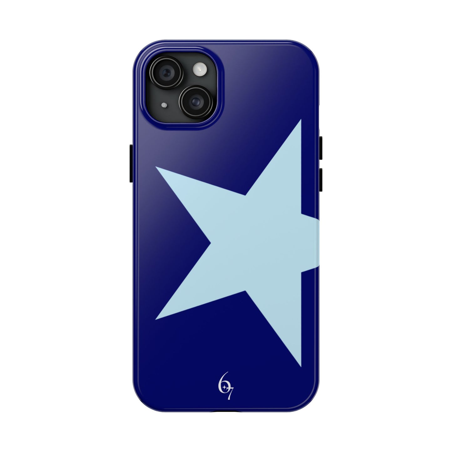 Blue Star Girl Aesthetic Unique Fashionable Phone Case
