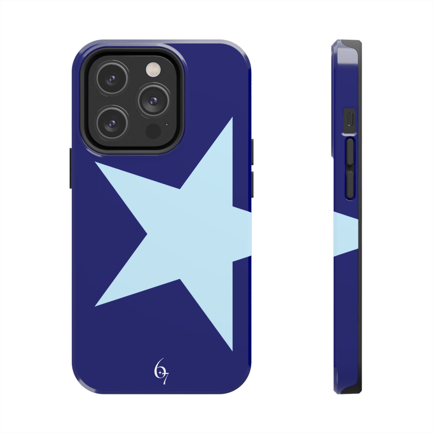 Blue Star Girl Aesthetic Unique Fashionable Phone Case