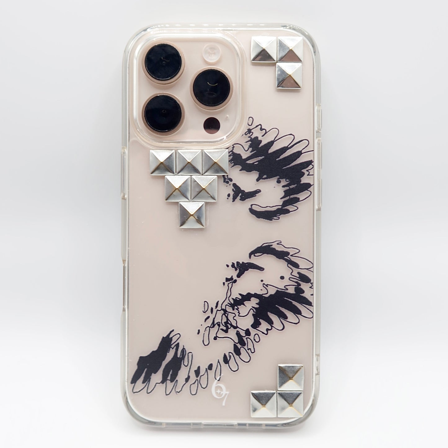 Custom Studded Angel Baby