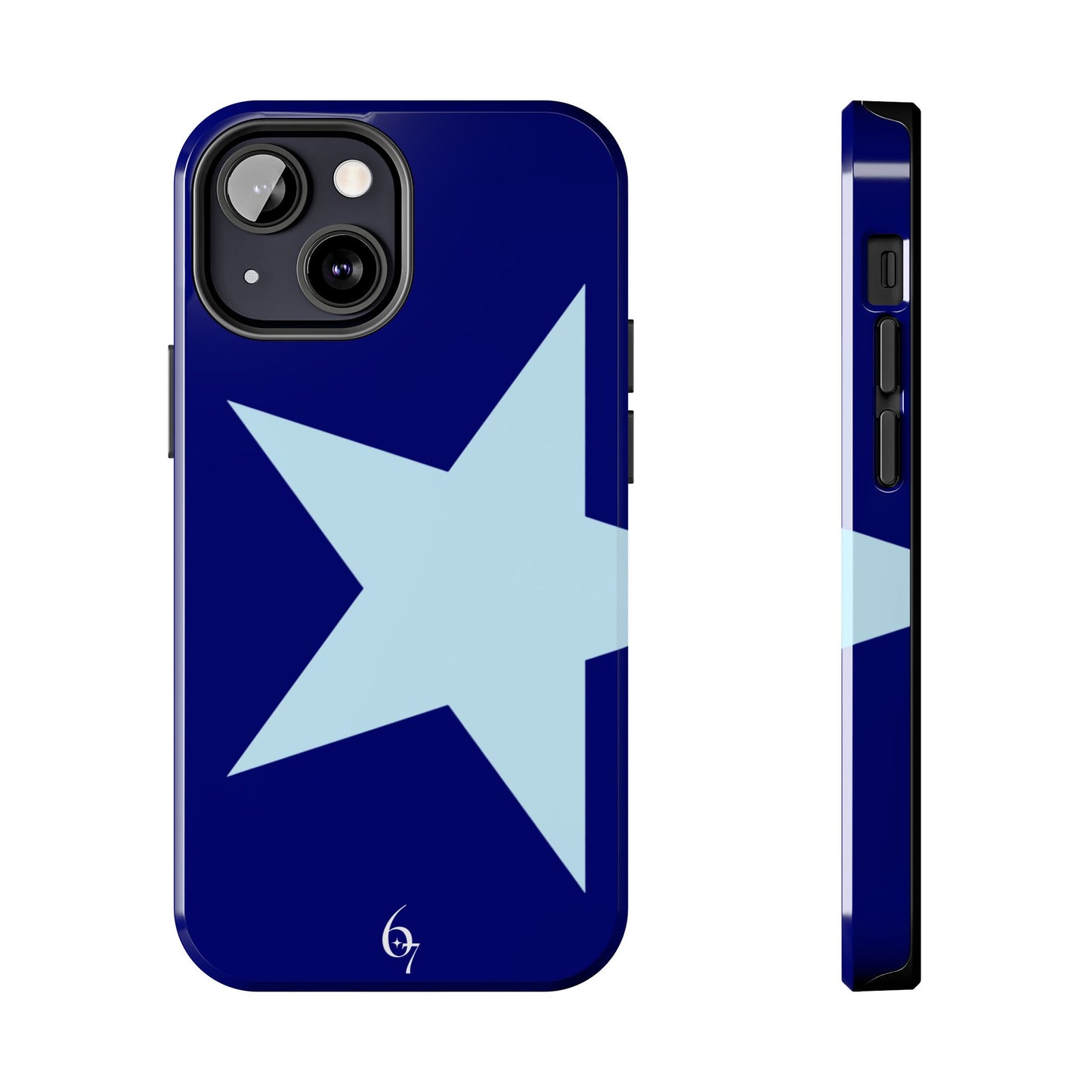 Blue Star Girl Aesthetic Unique Fashionable Phone Case