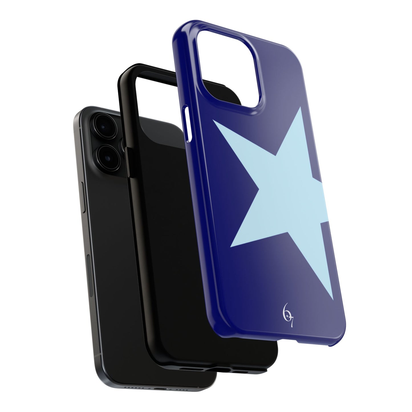 Blue Star Girl Aesthetic Unique Fashionable Phone Case