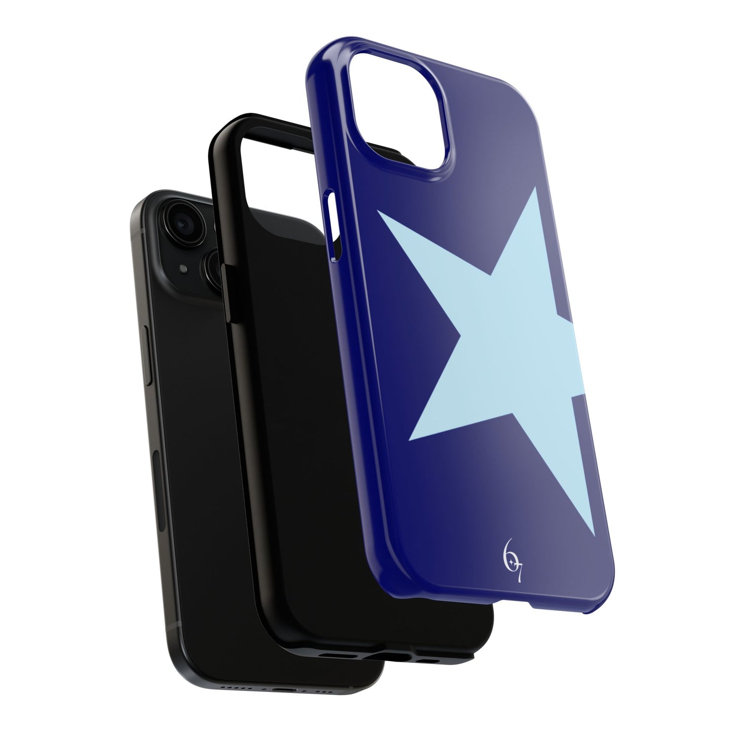 Blue Star Girl Aesthetic Unique Fashionable Phone Case