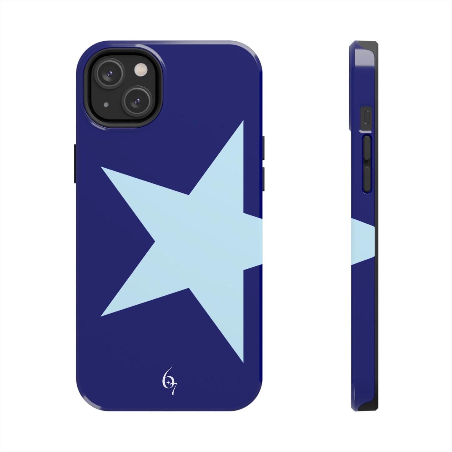 Blue Star Girl Aesthetic Unique Fashionable Phone Case