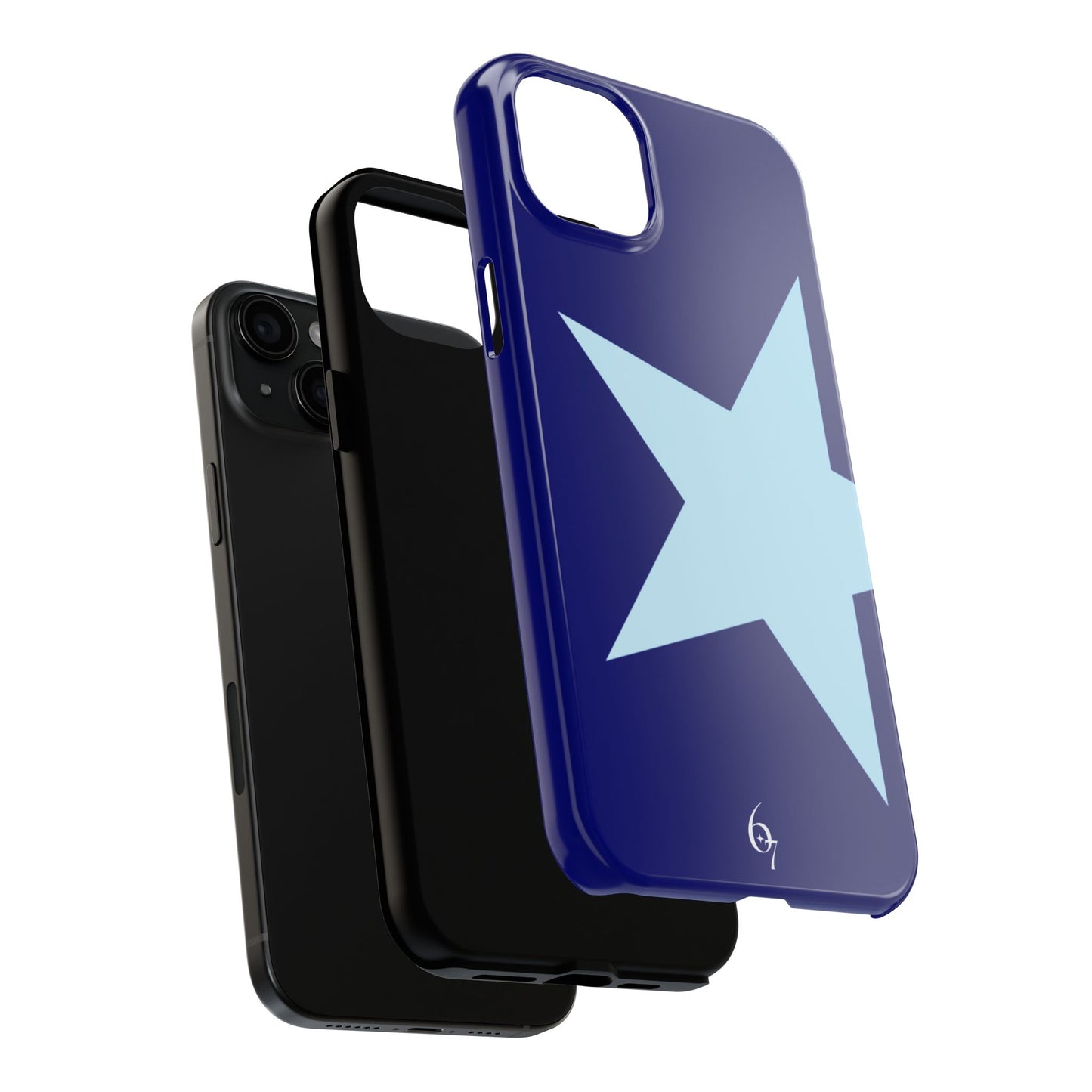 Blue Star Girl Aesthetic Unique Fashionable Phone Case