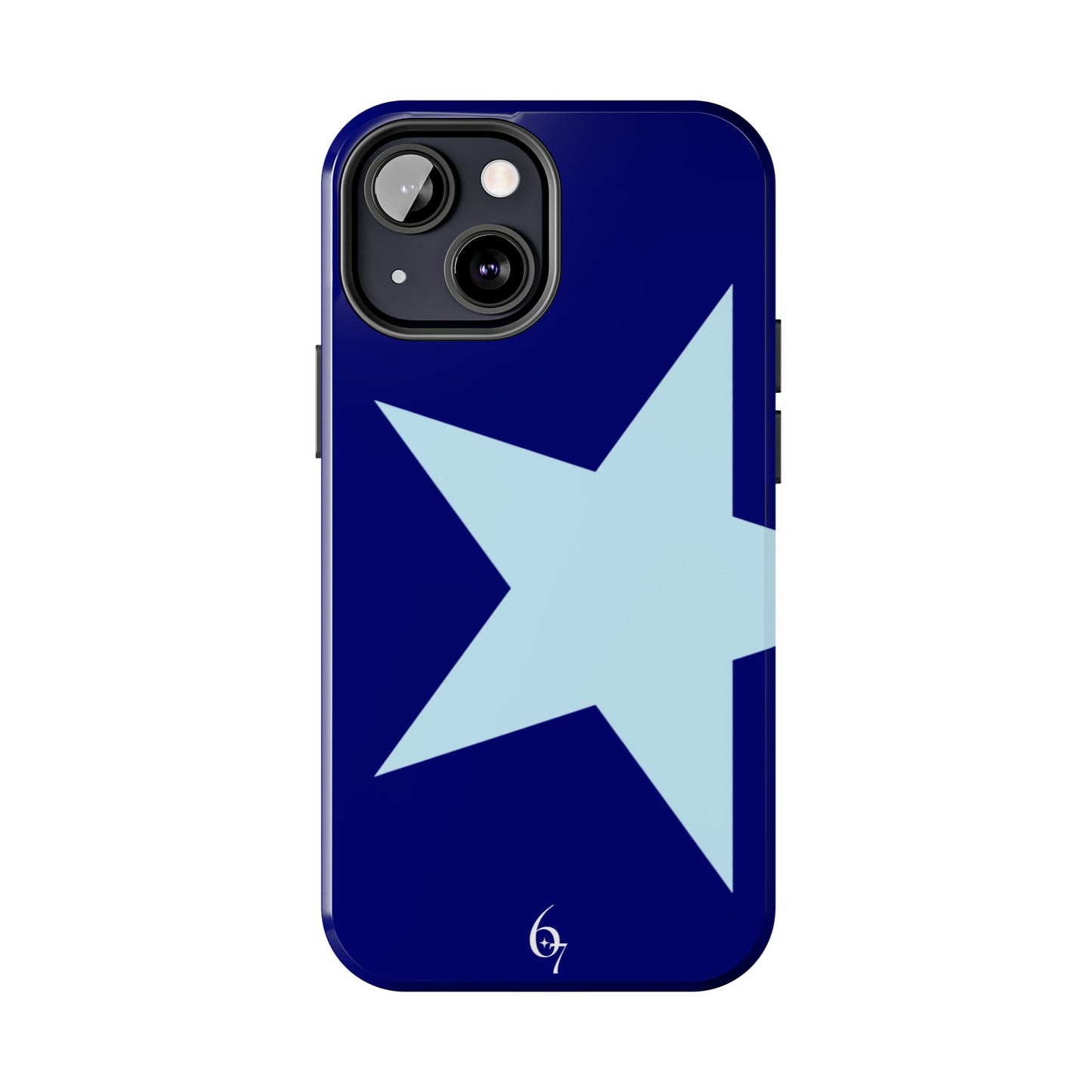 Blue Star Girl Aesthetic Unique Fashionable Phone Case