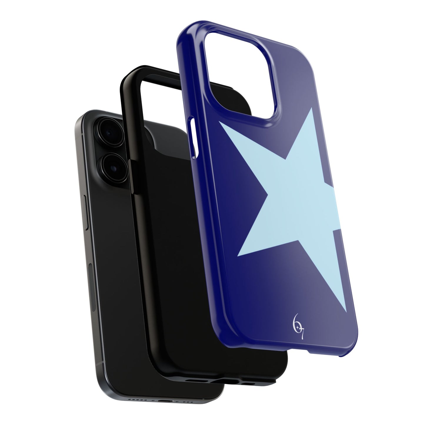 Blue Star Girl Aesthetic Unique Fashionable Phone Case