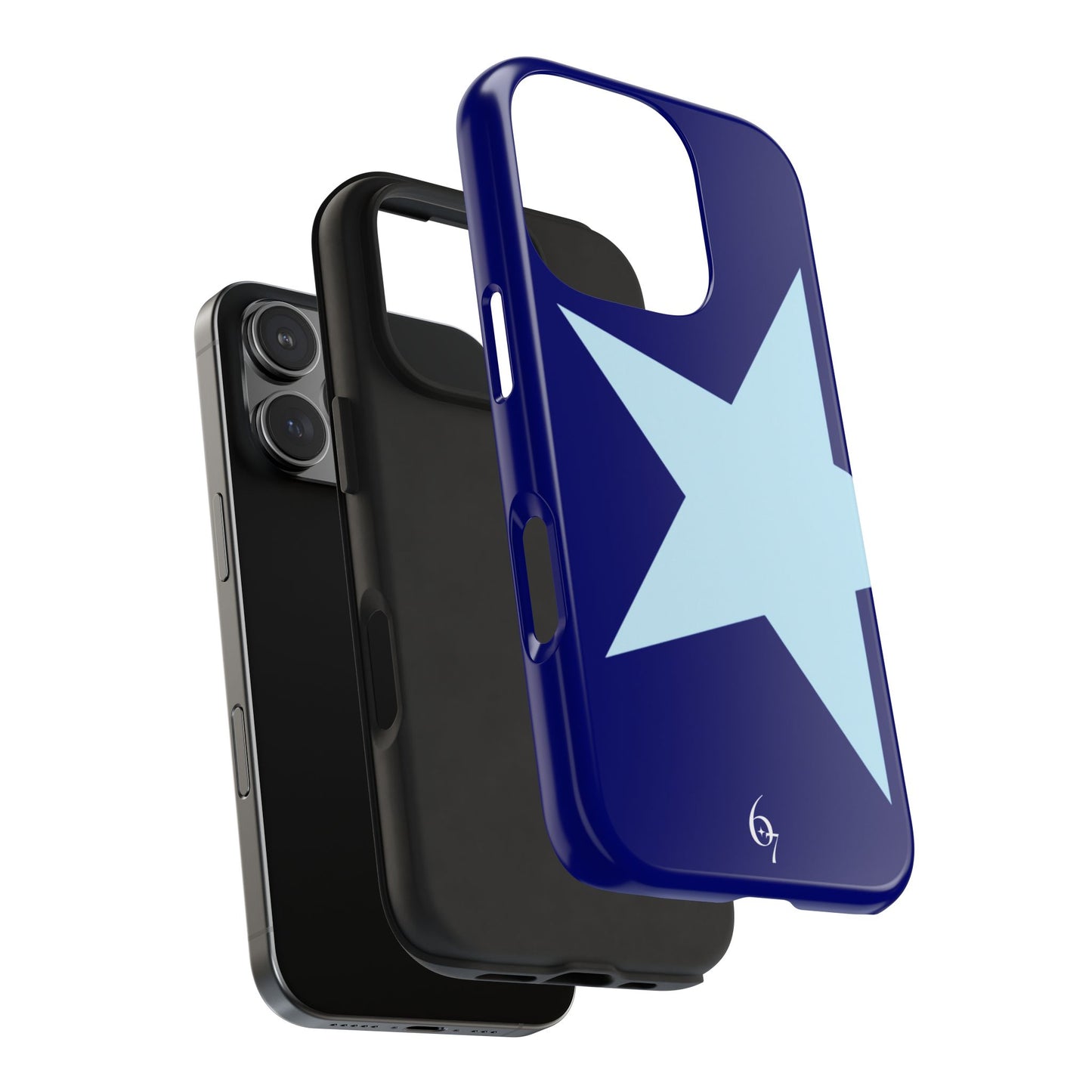 Blue Star Girl Aesthetic Unique Fashionable Phone Case