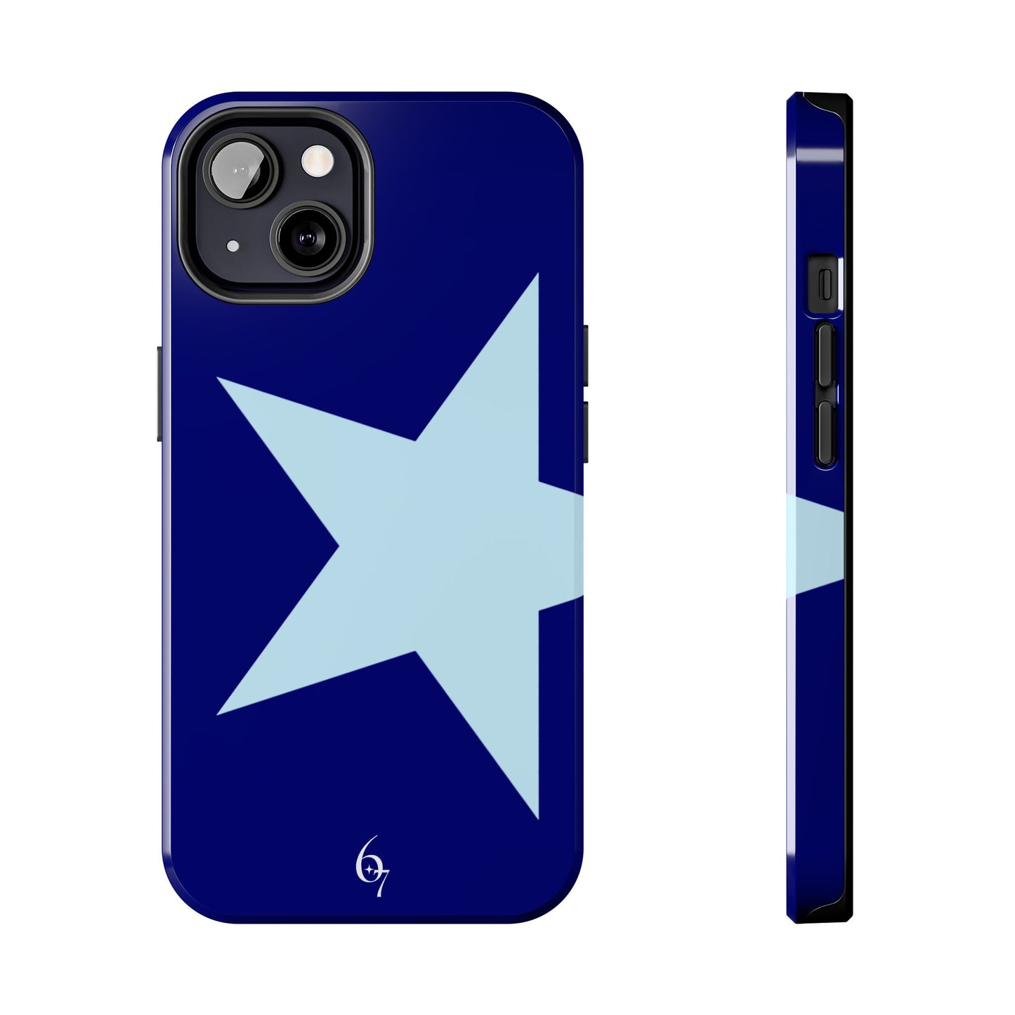 Blue Star Girl Aesthetic Unique Fashionable Phone Case