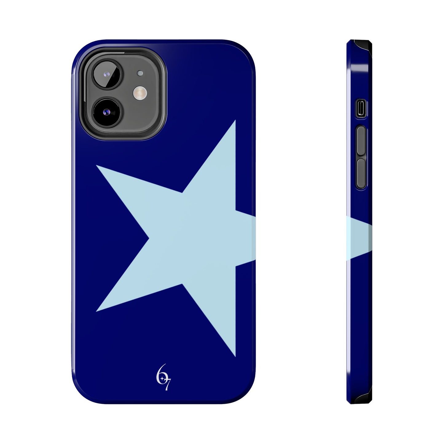 Blue Star Girl Aesthetic Unique Fashionable Phone Case