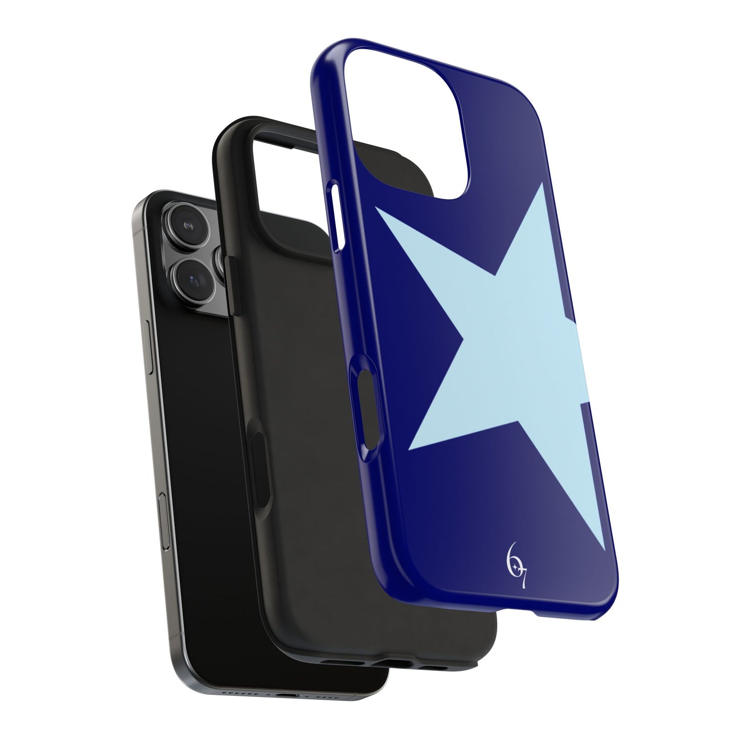 Blue Star Girl Aesthetic Unique Fashionable Phone Case