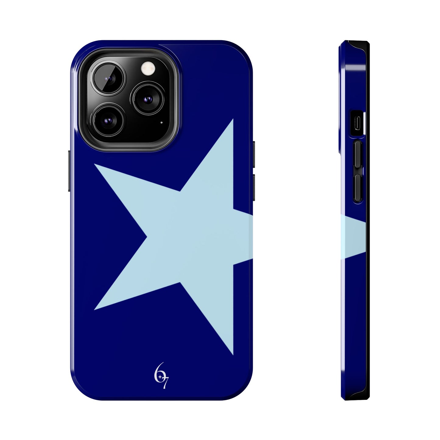 Blue Star Girl Aesthetic Unique Fashionable Phone Case