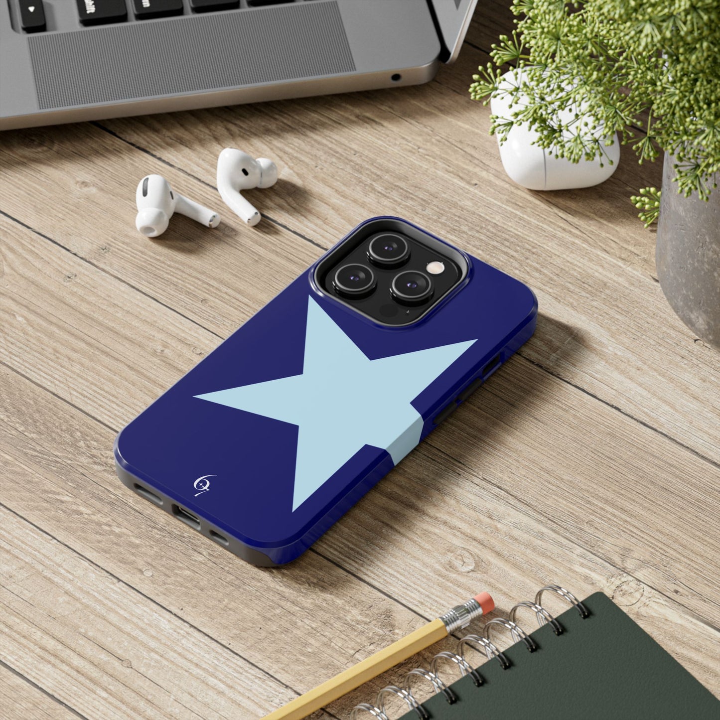Blue Star Girl Aesthetic Unique Fashionable Phone Case