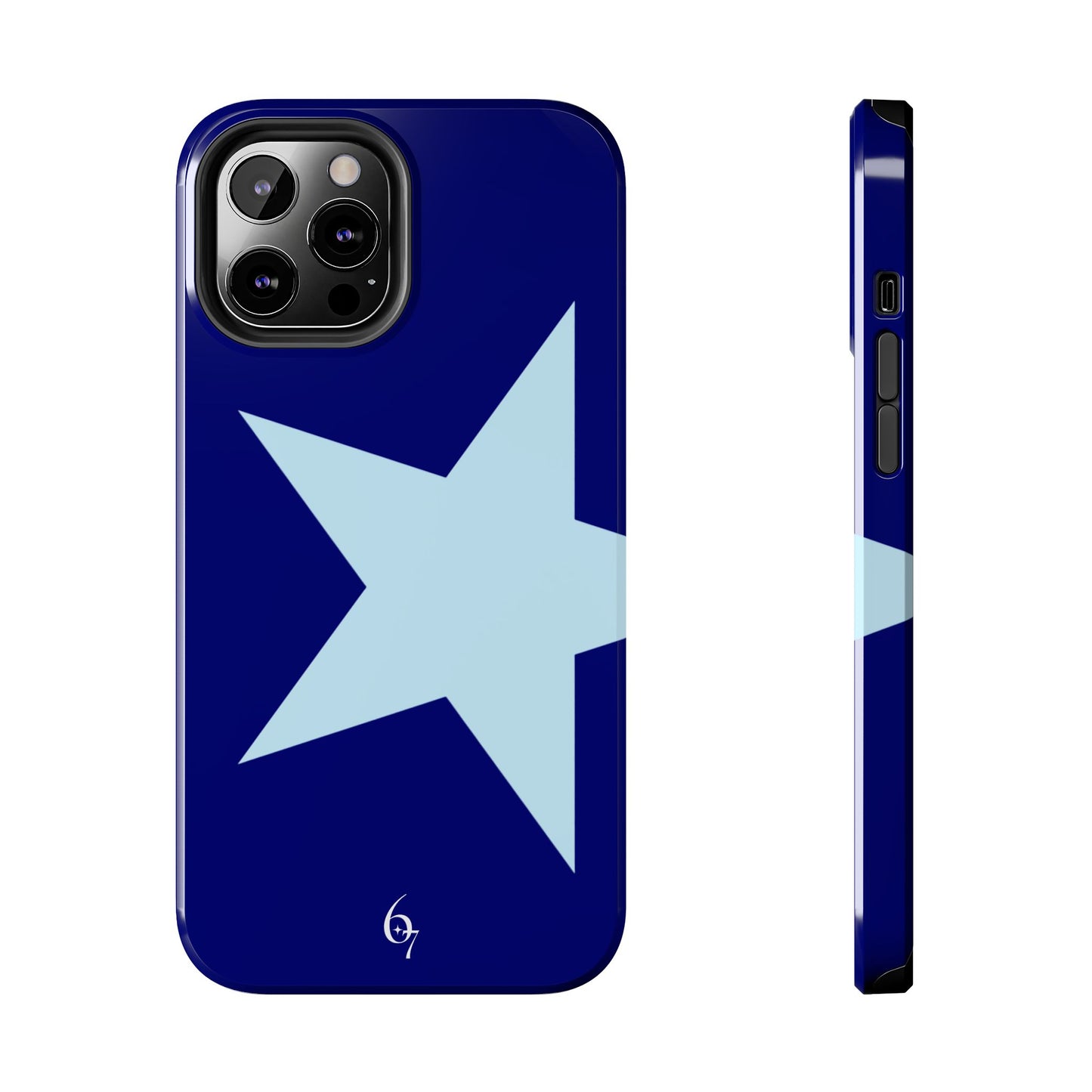 Blue Star Girl Aesthetic Unique Fashionable Phone Case