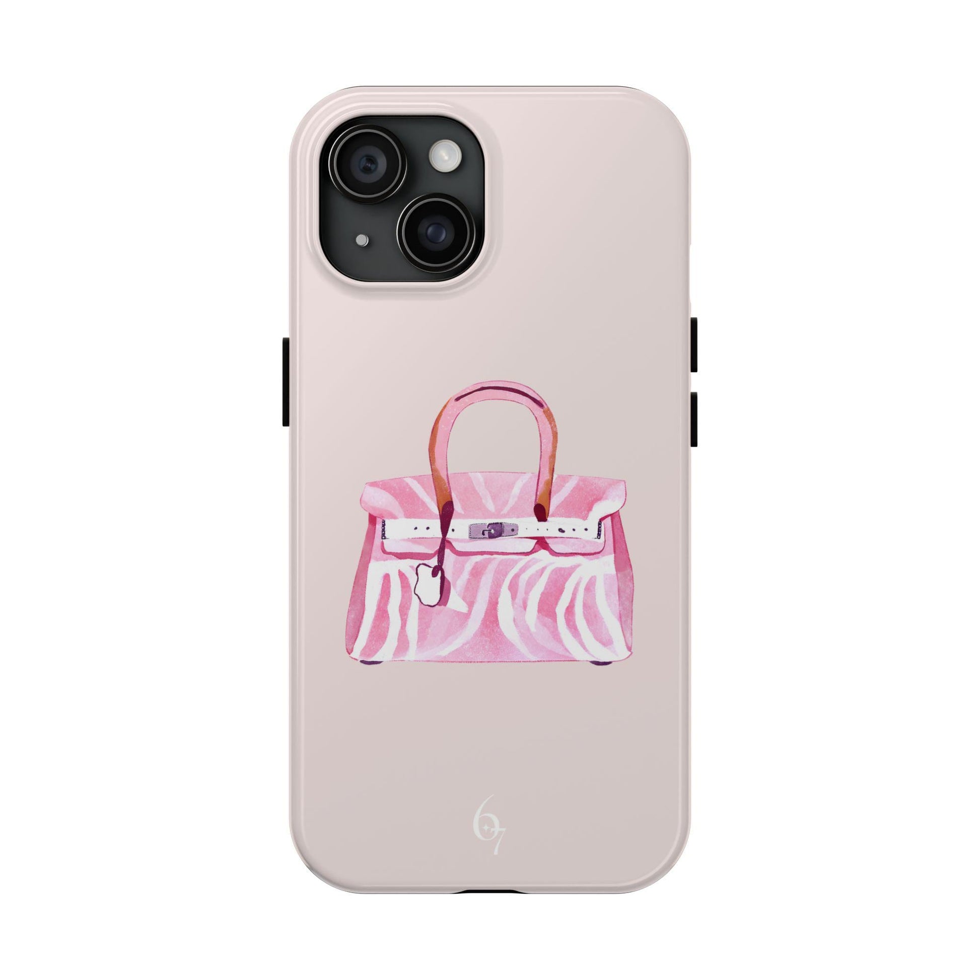 Pretty in Pink Birkin Mommy Aesthetic Fashion Protective Coquette Phone Case