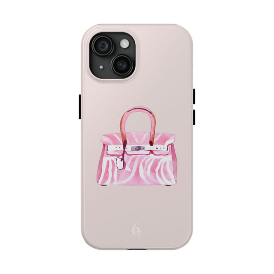 Pretty in Pink Birkin Mommy Aesthetic Fashion Protective Coquette Phone Case