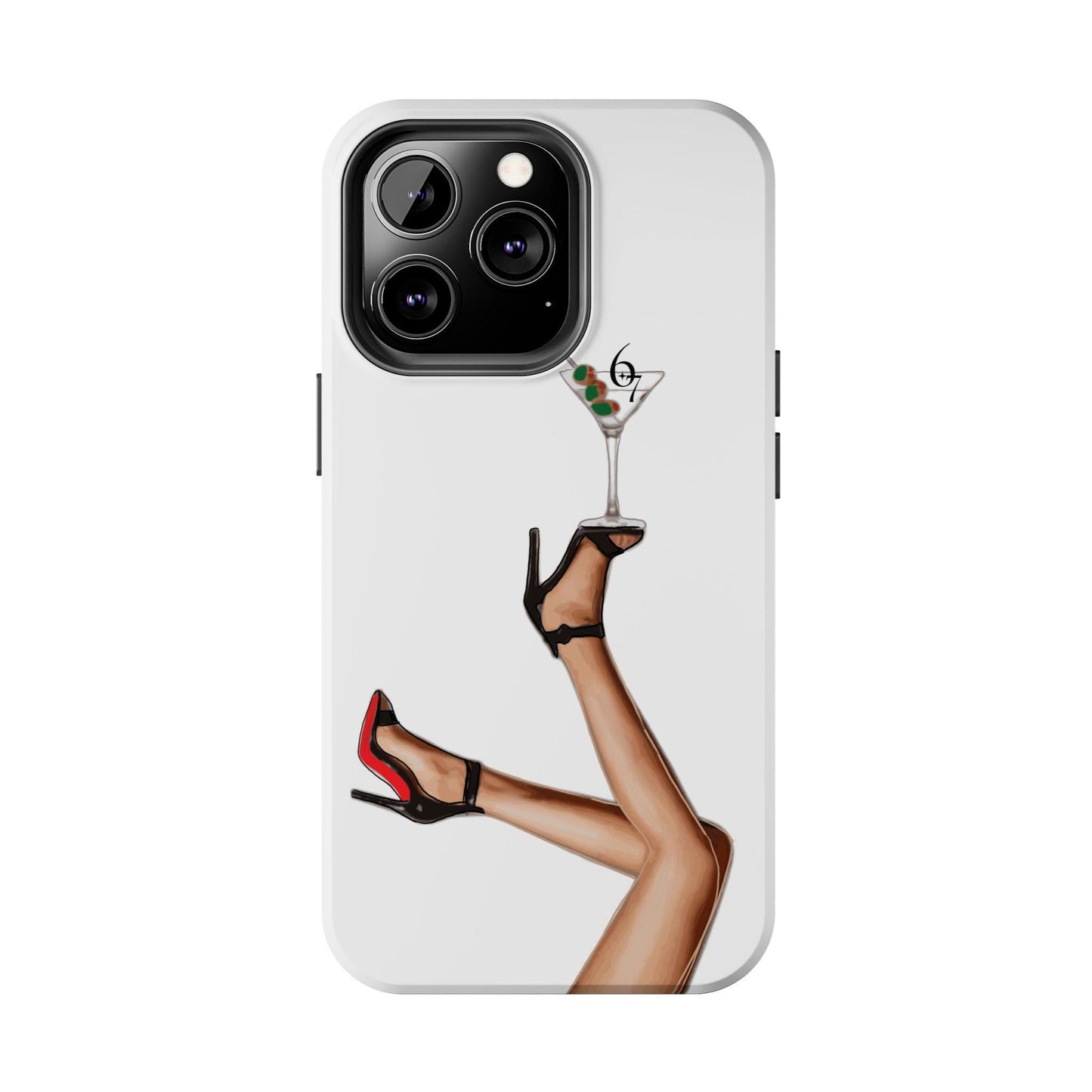 Red Bottom Martini Girl Aesthetic Fashion Phone Case