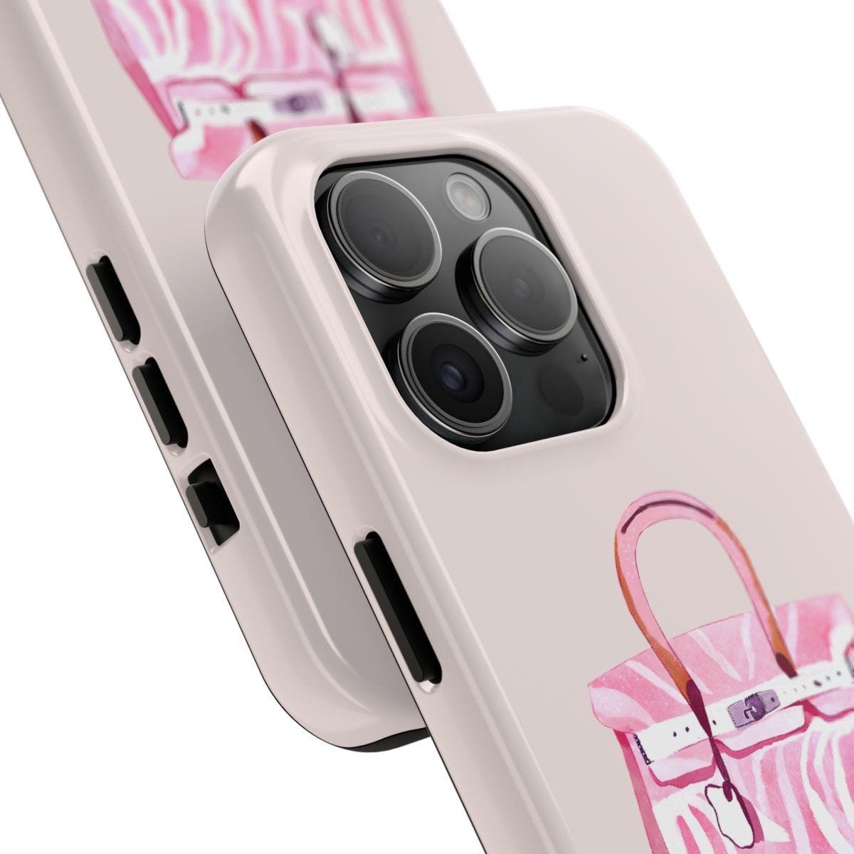 Pretty in Pink Birkin Mommy Aesthetic Fashion Protective Coquette Phone Case