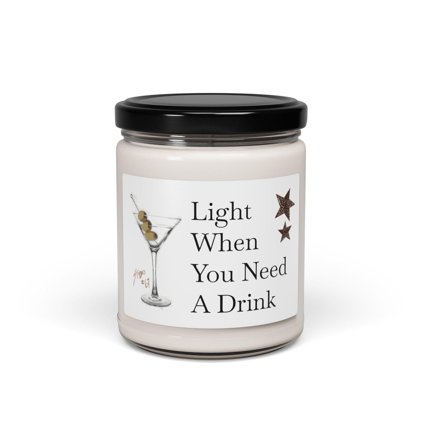 Martini Obsessed Aesthetic Soy Trendy Candle