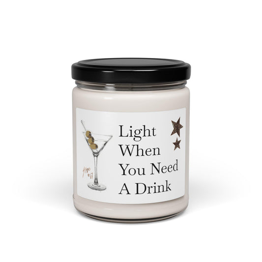 Martini Obsessed Aesthetic Soy Trendy Candle