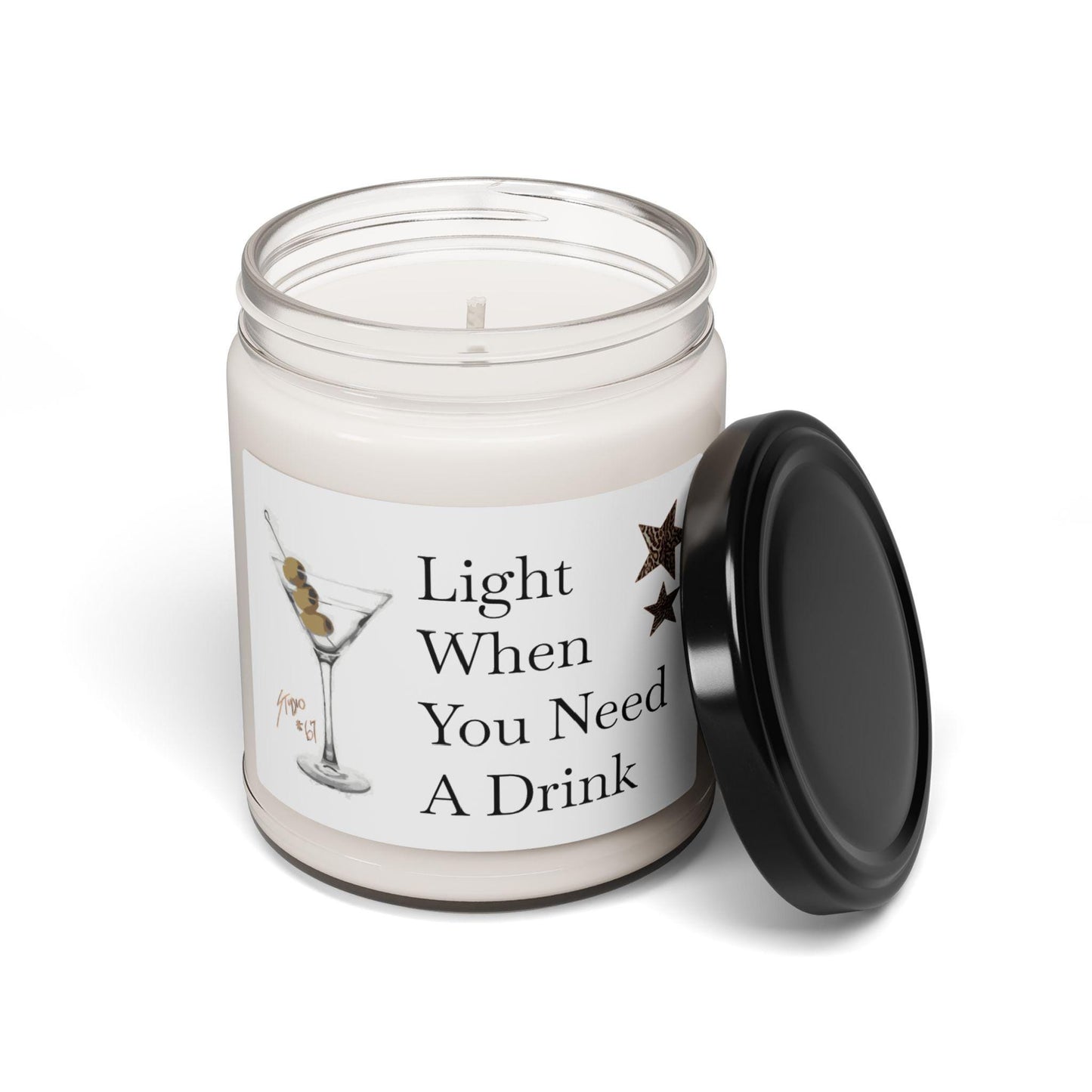 Martini Obsessed Aesthetic Soy Trendy Candle