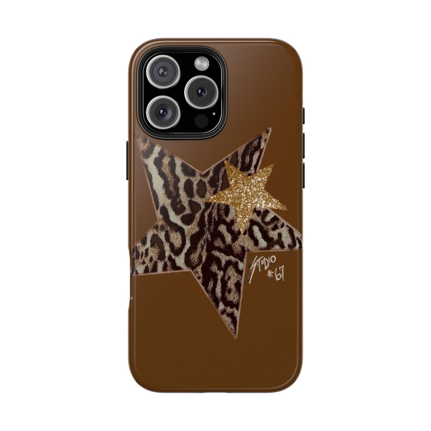 Mocha Cheetah STARGIRL Aesthetic Phone Case