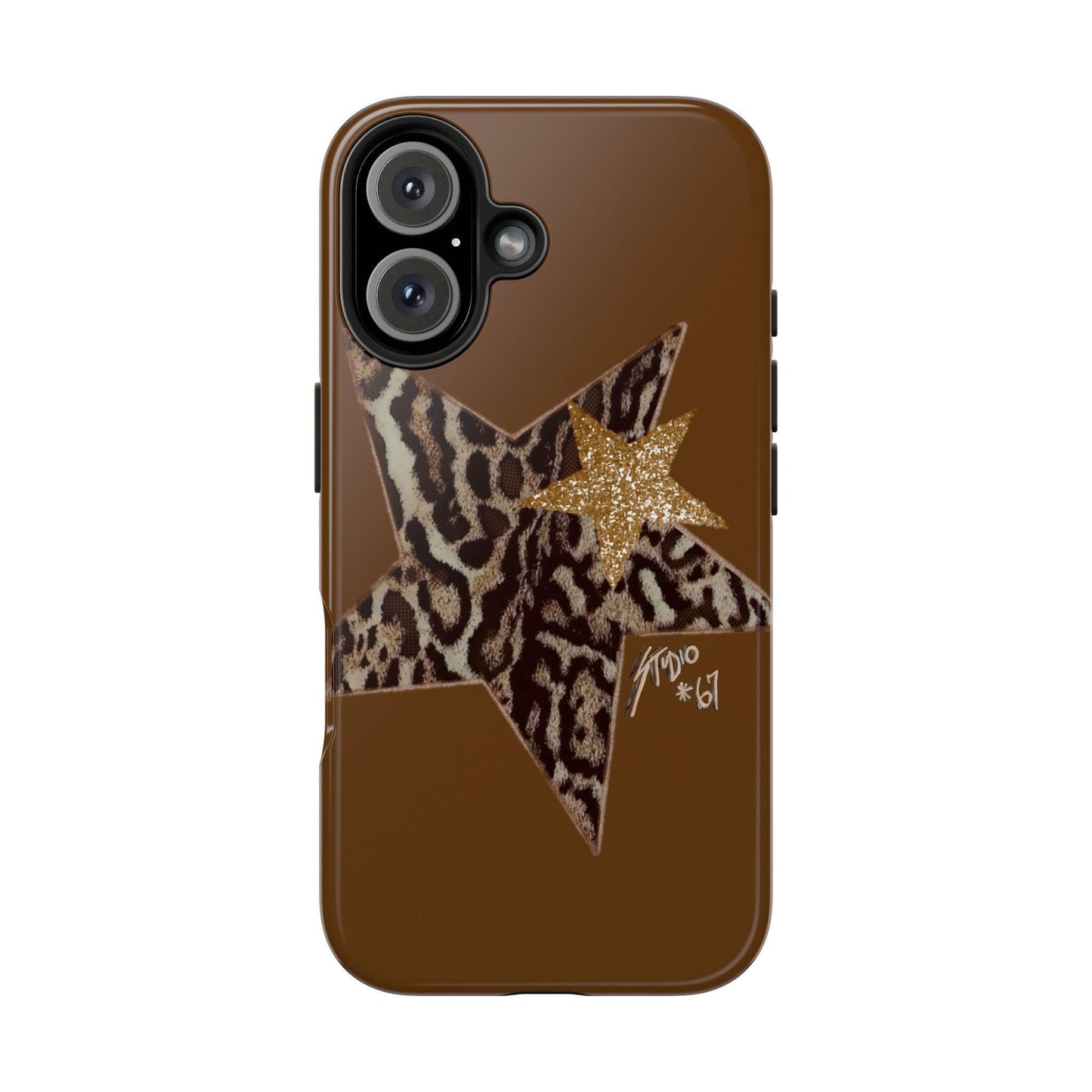 Mocha Cheetah STARGIRL Aesthetic Phone Case