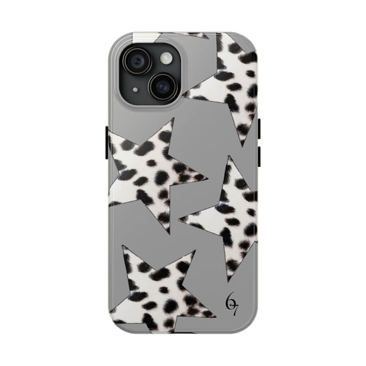 Snow Leopard Star Girl Aesthetic Phone Case