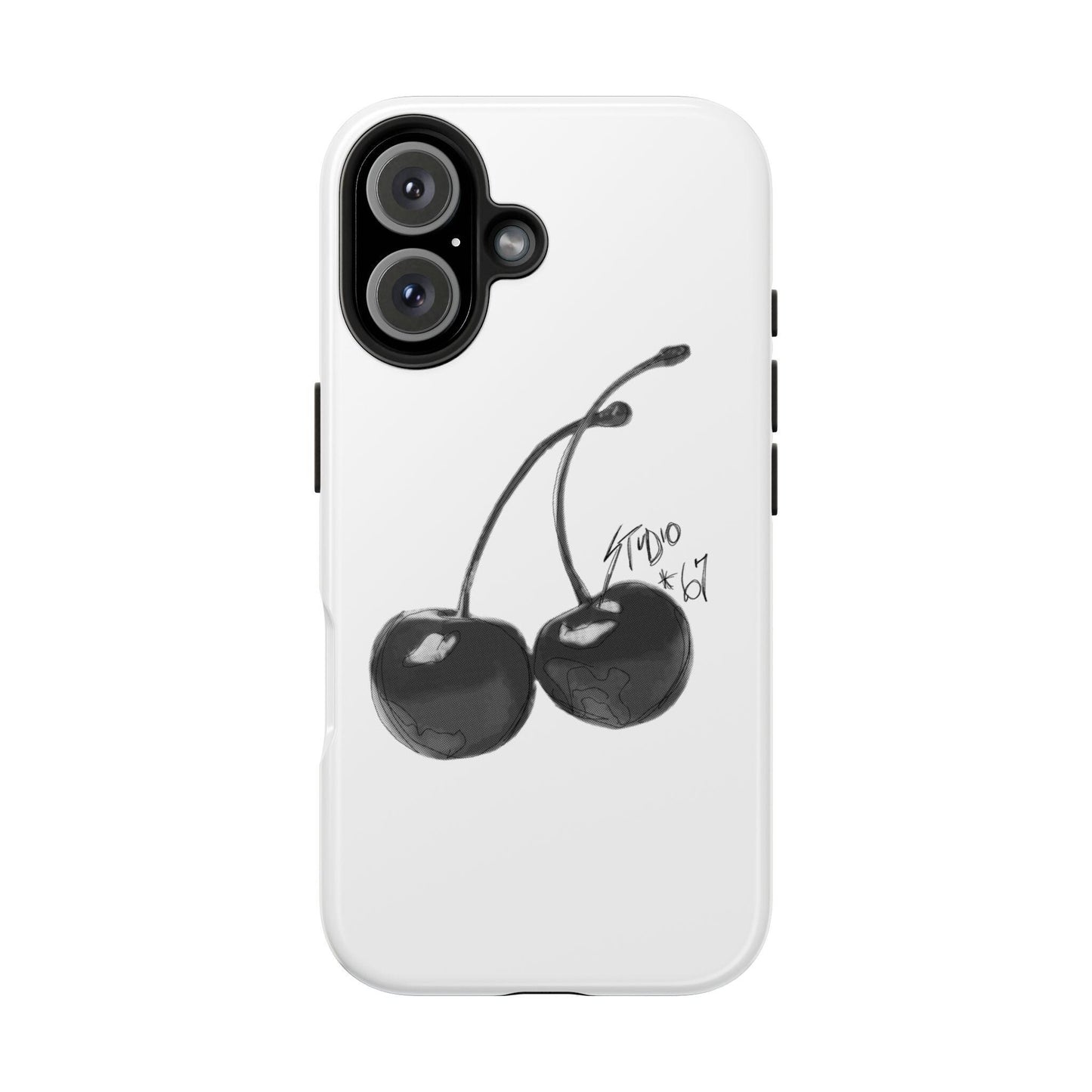Cherry Print Luxury Aesthetic Phone Case