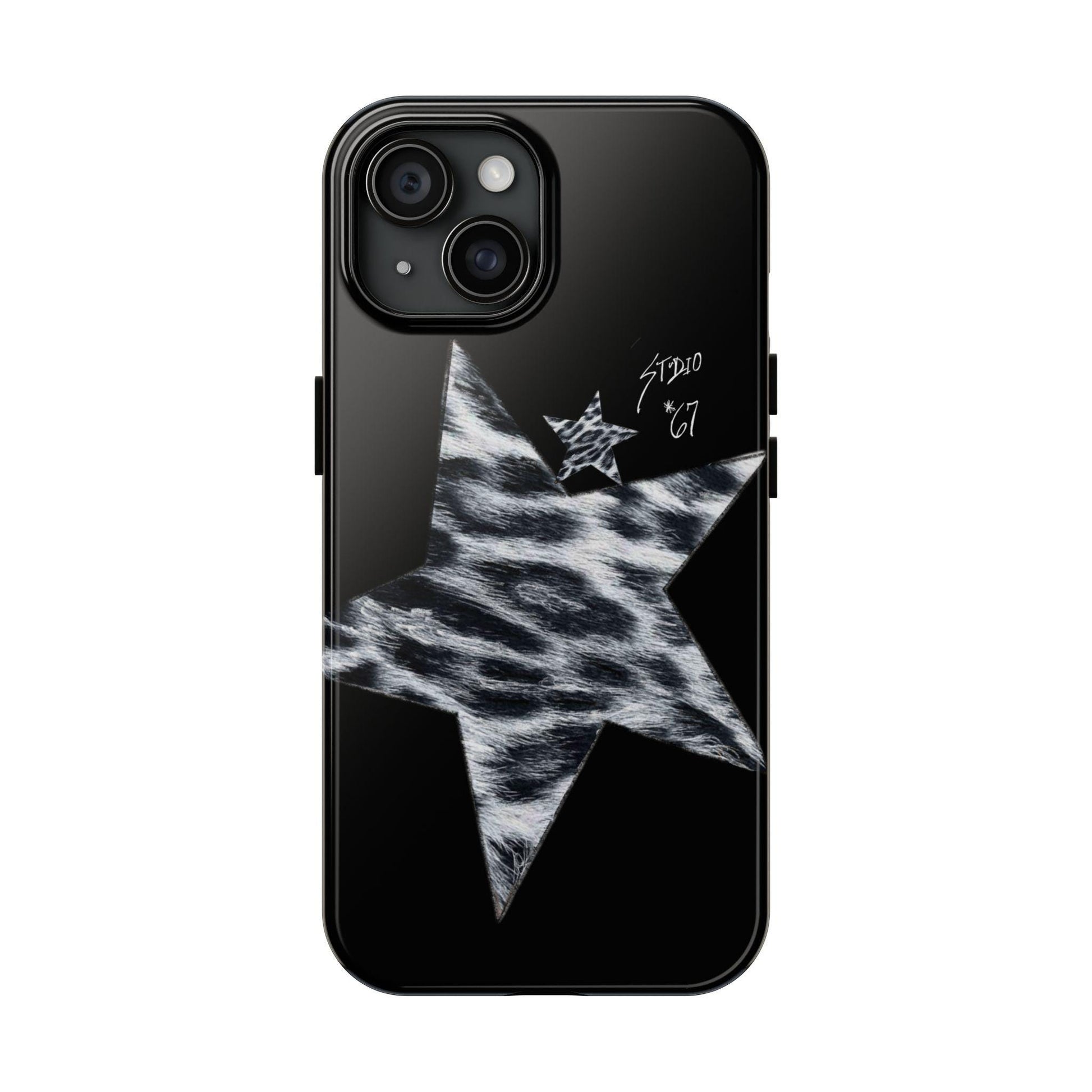 B & W Cheetah Baby Aesthetic Phone Case