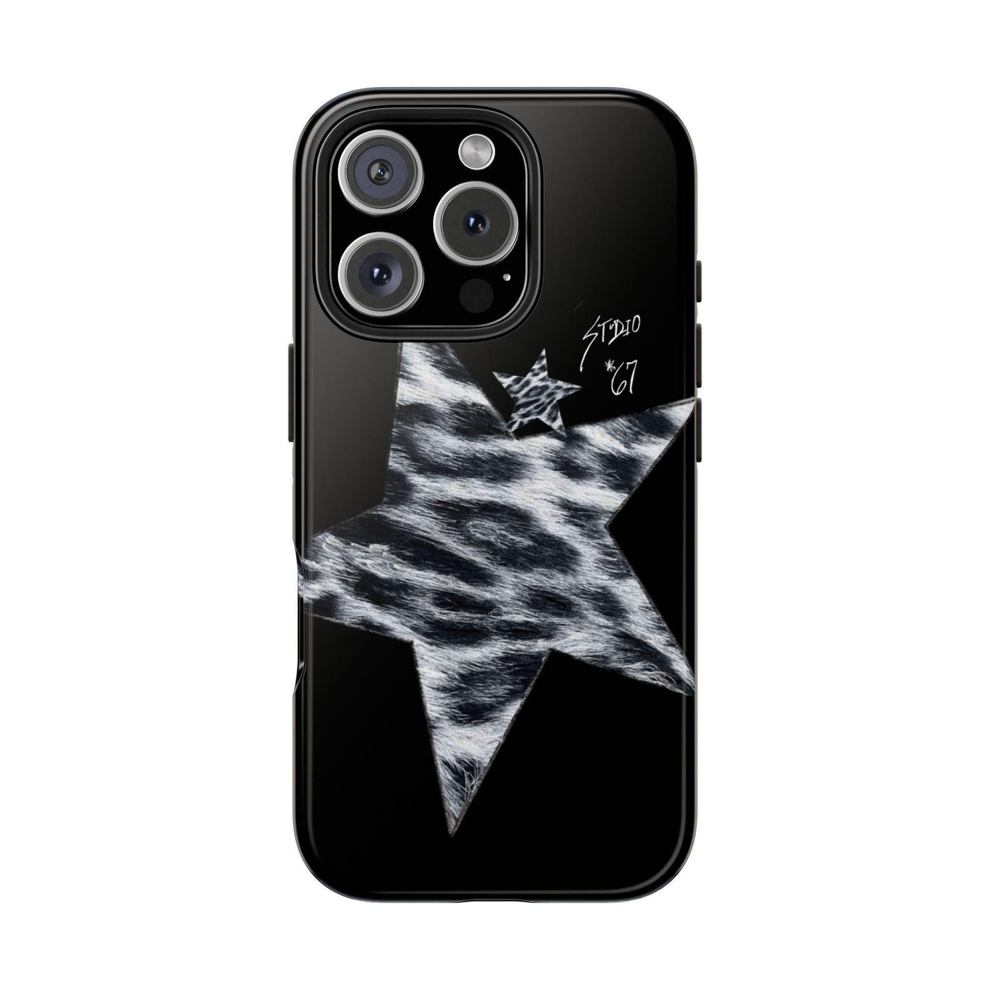 B & W Cheetah Baby Aesthetic Phone Case