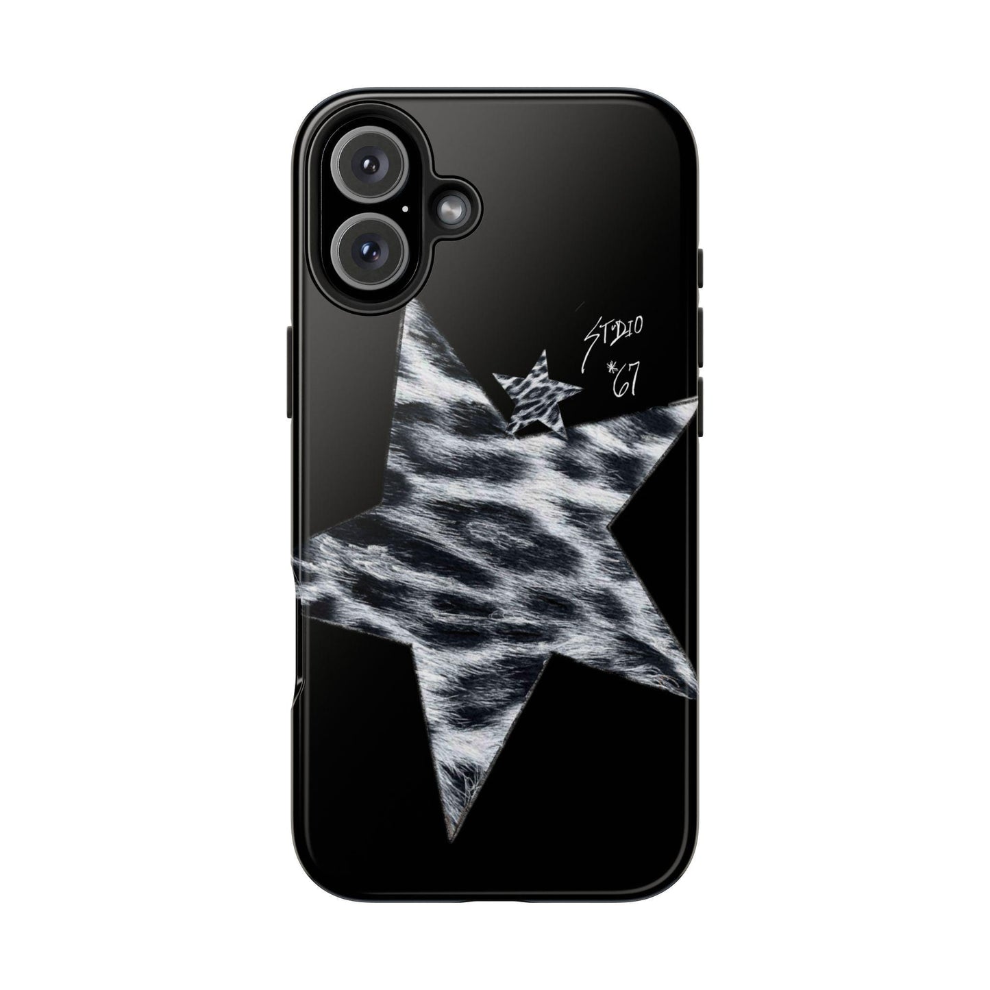 B & W Cheetah Baby Aesthetic Phone Case