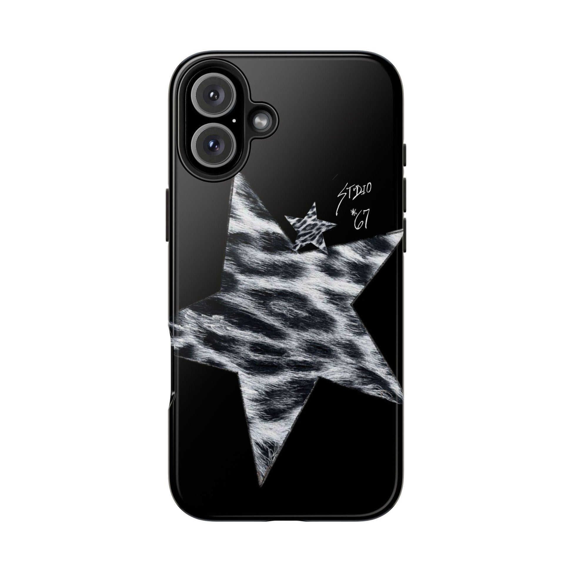 B & W Cheetah Baby Aesthetic Phone Case