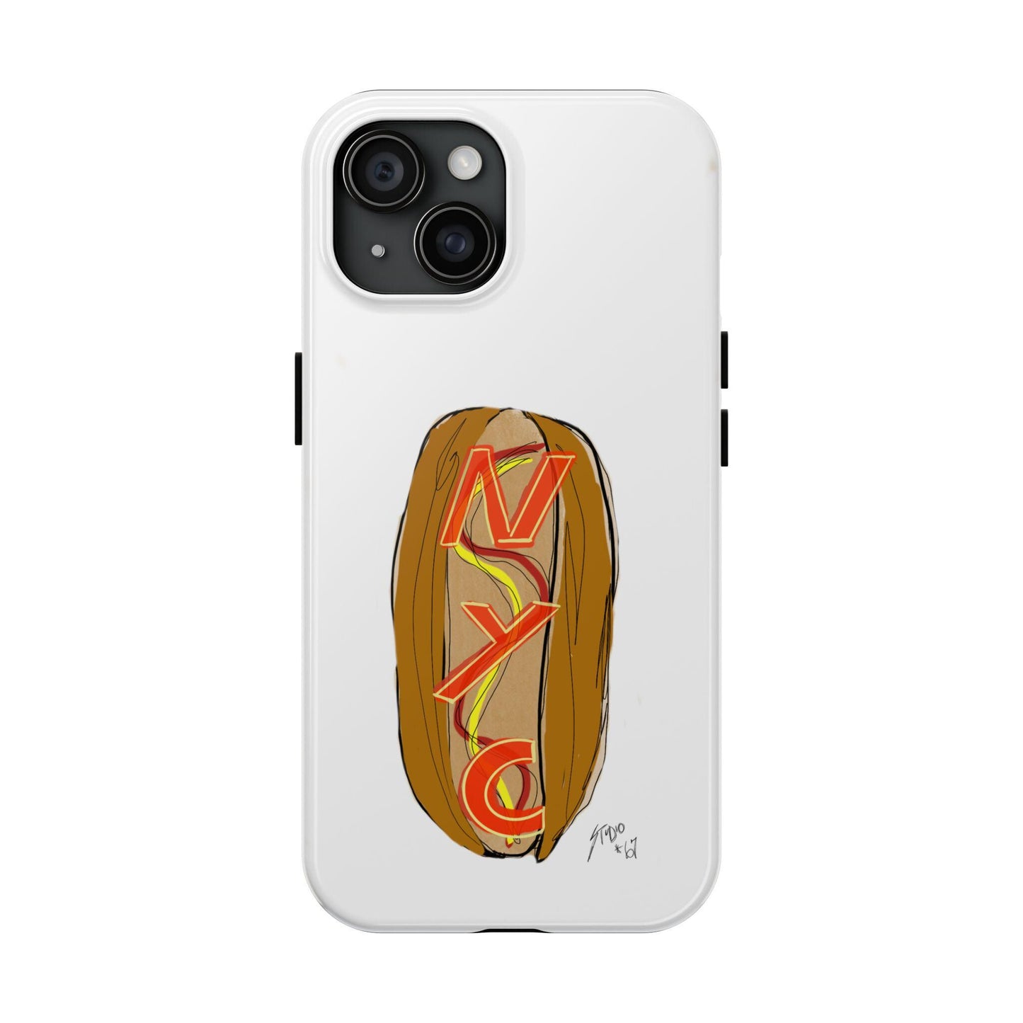 Hot Dog Lover NYC New York Aesthetic Phone Case