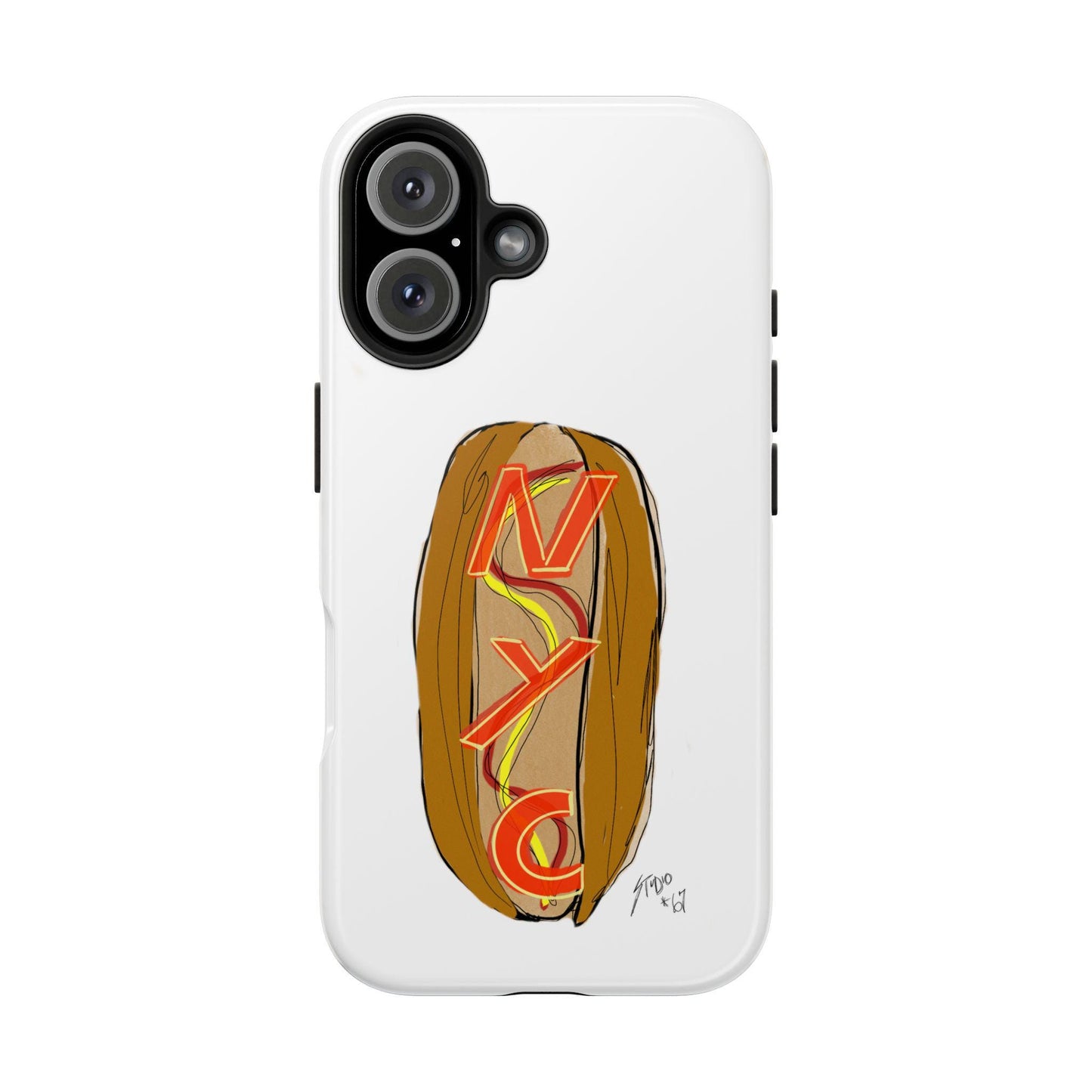 Hot Dog Lover NYC New York Aesthetic Phone Case