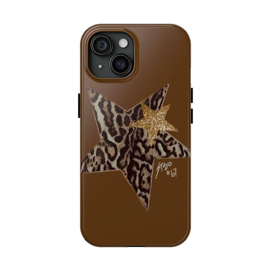 Mocha Cheetah STARGIRL Aesthetic Phone Case