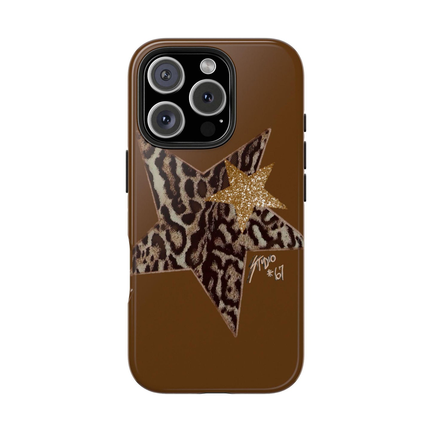 Mocha Cheetah STARGIRL Aesthetic Phone Case