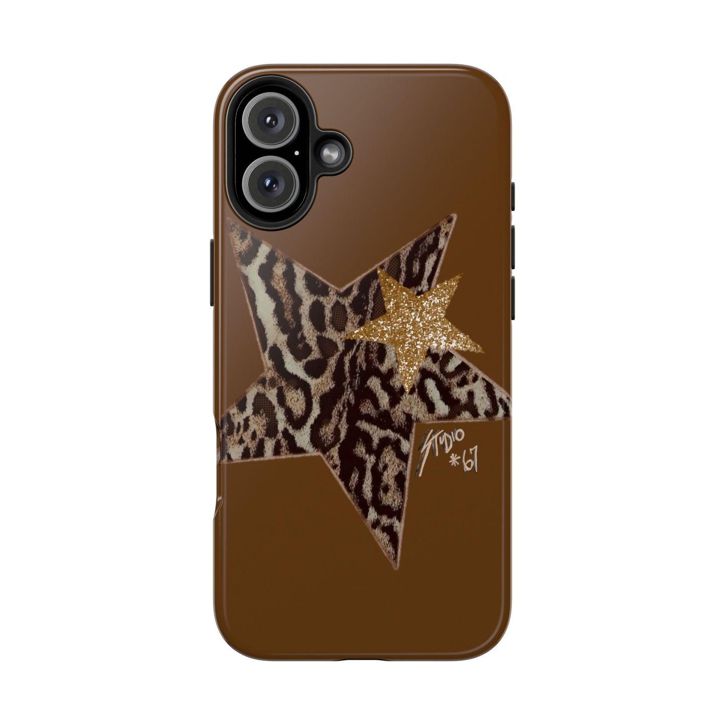 Mocha Cheetah STARGIRL Aesthetic Phone Case