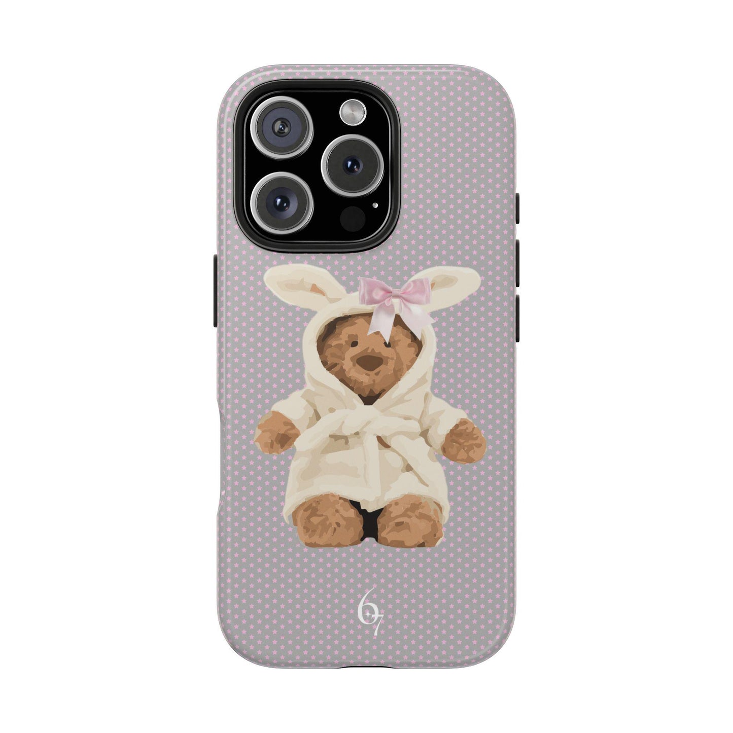 Clean Girl Bear Cute Aesthetic Phone Case
