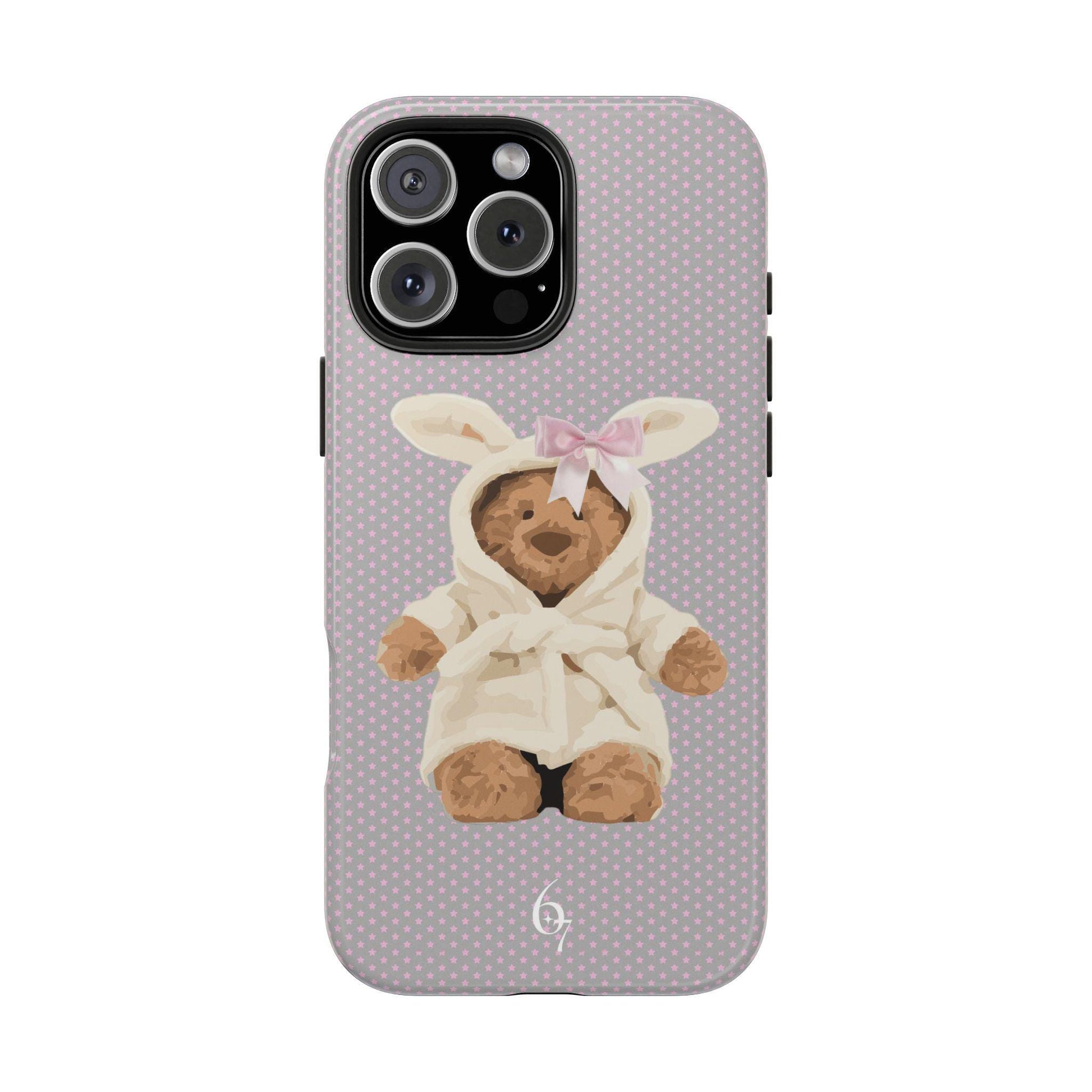 Clean Girl Bear Cute Aesthetic Phone Case