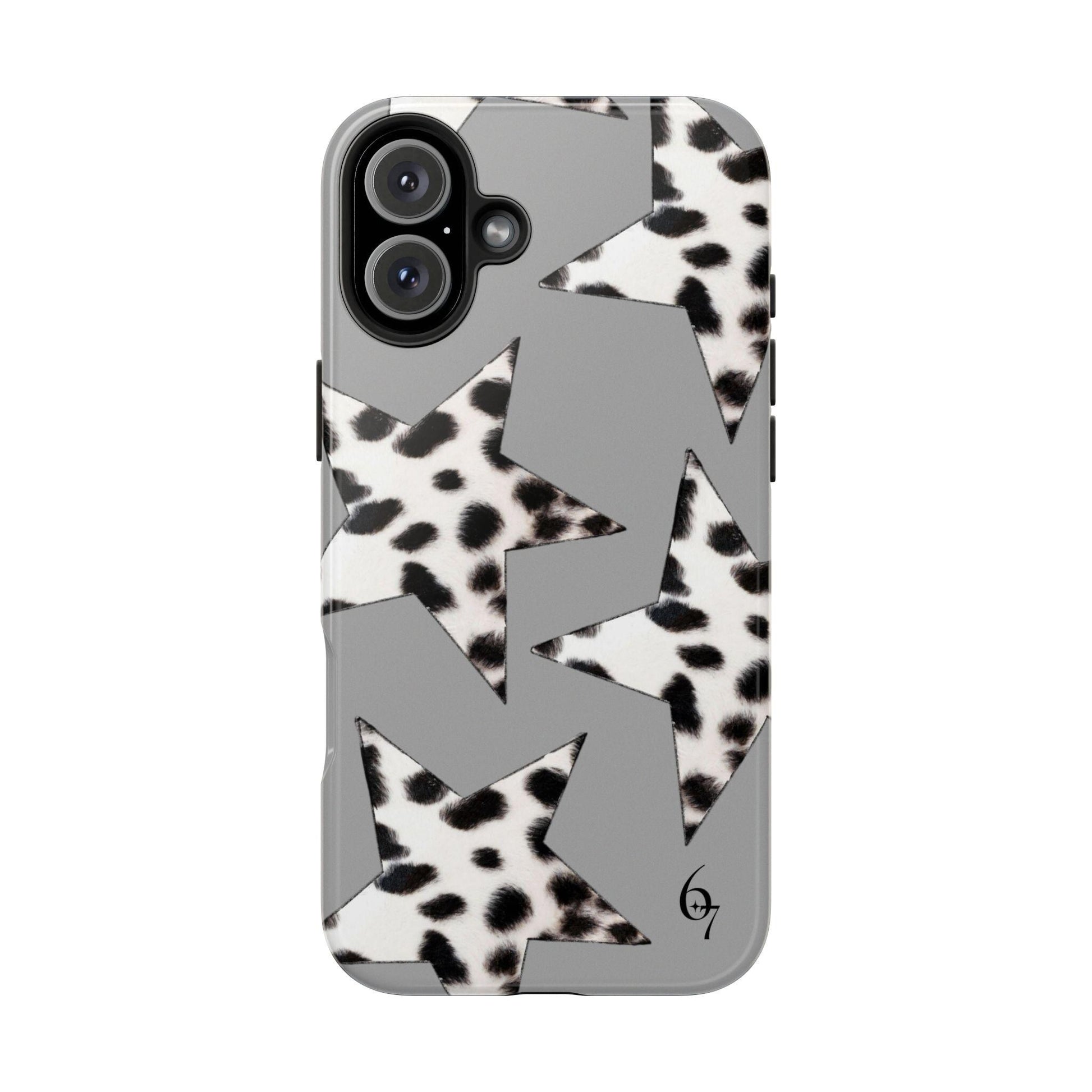 Snow Leopard Star Girl Aesthetic Phone Case