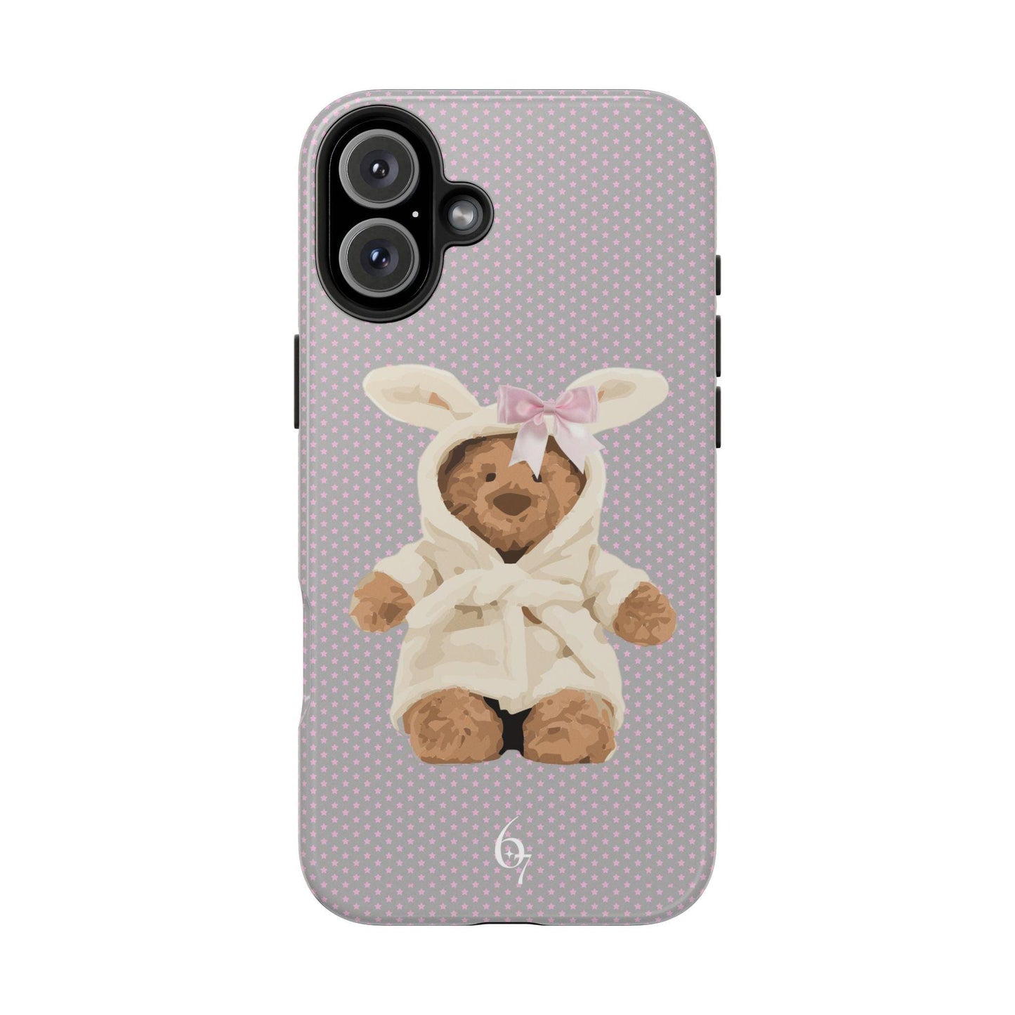 Clean Girl Bear Cute Aesthetic Phone Case