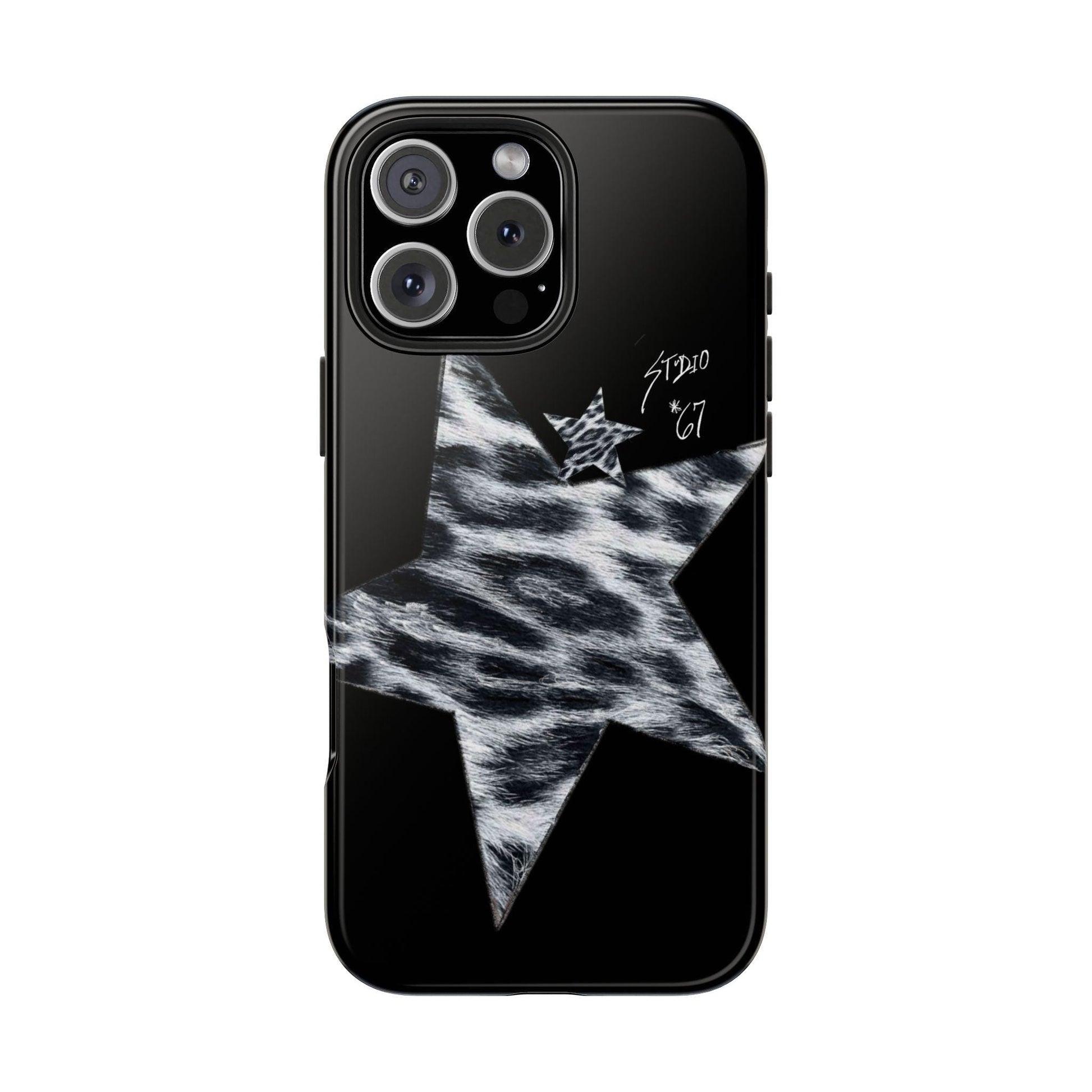 B & W Cheetah Baby Aesthetic Phone Case